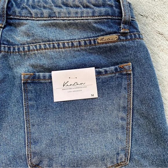 KanCan Ripped Denim Jean Shorts - Picture 5 of 9